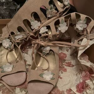 Kids joyfolie floral gladiator shoes